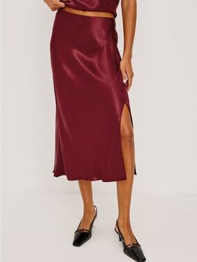 Rails Maya Midi Skirt - Burgundy